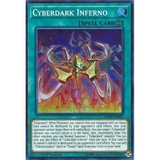 [ Bài Yugioh Chính Hãng ] Cyberdark Inferno - LEDU-EN025 - Super Rare 1st Edition