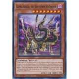 [ Bài Yugioh Chính Hãng ] Gizmek Orochi, the Serpentron Sky Slasher - AMDE-EN048 - Rare 1st Edition
