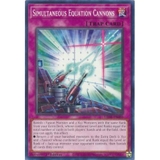 [ Bài Yugioh Chính Hãng ] Simultaneous Equation Cannons - LEDE-EN080 - Common 1st Edition