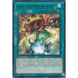 [ Bài Yugioh Chính Hãng ] Double Attack! Wind and Thunder!! - MAZE-EN008 - Rare 1st Edition