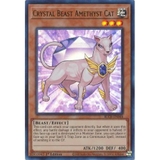 [ Bài Yugioh Chính Hãng ] Crystal Beast Amethyst Cat - BLCR-EN048 - Ultra Rare 1st Edition