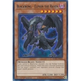 [ Bài Yugioh Chính Hãng ] Blackwing - Elphin the Raven - MAZE-EN038 - Rare 1st Edition