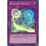 [ Bài Yugioh Chính Hãng ] Heraldry Record - NUMH-EN059 - Super Rare 1st Edition