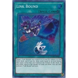 [ Bài Yugioh Chính Hãng ] Link Bound - FLOD-EN063 - Super Rare 1st Edition