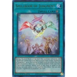 [ Bài Yugioh Chính Hãng ]Spellbook of Judgment - RA01-EN054 - Prismatic Ultimate Rare