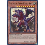 [ Bài Yugioh Chính Hãng ] Mighty Dino King Rex - MP24-EN209 - Ultra Rare 1st Edition