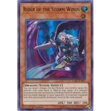 [ Bài Yugioh Chính Hãng ] Rider of the Storm Winds - LCKC-EN017 - Ultra Rare 1st Edition