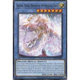 [ Bài Yugioh Chính Hãng ] LEDE-AE034 Saffira, Divine Dragon of the Voiceless Voice - Rare