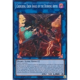 [ Bài Yugioh Chính Hãng ] Cherubini, Ebon Angel of the Burning Abyss - RA01-EN042 - Super Rare