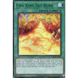 [ Bài Yugioh Chính Hãng ] CR04-AE199 Fire King Sky Burn - Rare