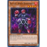 [ Bài Yugioh Chính Hãng ] Battlin' Boxer Headgeared - LD10-EN039 - Common 1st Edition
