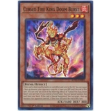 [ Bài Yugioh Chính Hãng ] Cursed Fire King Doom Burst - ROTA-EN099 - Super Rare 1st Edition