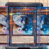 [ Bài Yugioh Chính Hãng ] 1 Lá CR05-AE031 Light and Darkness Dragon - Quarter Century Secret Rare