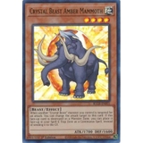 [ Bài Yugioh Chính Hãng ] Crystal Beast Amber Mammoth - BLCR-EN051 - Ultra Rare 1st Edition