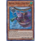 [ Bài Yugioh Chính Hãng ] Recon, Scout Fur Hire - DASA-EN015 - Super Rare 1st Edition