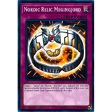 [ Bài Yugioh Chính Hãng ] Nordic Relic Megingjord - LEHD-ENB28 - Common 1st Edition