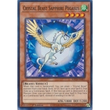 [ Bài Yugioh Chính Hãng ] Crystal Beast Sapphire Pegasus - SDCB-EN007 - Common 1st Edition