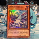 [ Bài Yugioh Chính Hãng ] SLF1-AE082 Live Twin Lil-la - Super Rare