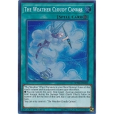 [ Bài Yugioh Chính Hãng ] The Weather Cloudy Canvas - SPWA-EN038 - Super Rare 1st Edition