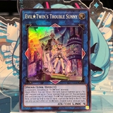 [ Bài Yugioh Chính Hãng ] SLF1-AE088 Evil Twin's Trouble Sunny - Super Rare