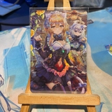 [Thẻ Nhân Phẩm Custom]  Thẻ Bo Góc Anime Hình Nhân Vật Genshin Impact Chất Lượng Cao