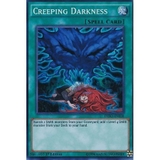 [ Bài Yugioh Chính Hãng ] Creeping Darkness - DESO-EN058 - Super Rare 1st Edition