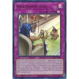 [ Bài Yugioh Chính Hãng ] Amazoness Hall - BLCR-EN038 - Ultra Rare 1st Edition