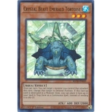 [ Bài Yugioh Chính Hãng ] Crystal Beast Emerald Tortoise - BLCR-EN049 - Ultra Rare 1st Edition