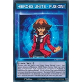 [ Bài Yugioh Chính Hãng ] HEROES UNITE - FUSION!! - SGX2-ENS01 - Common 1st Edition