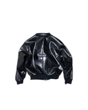 Flight leather jacket