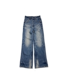 Western Denim Blue Pants