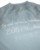 Stain blue t-shirts