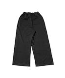 Wideleg distressed Blackorp Logo - black sweatpant