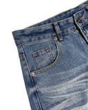 Western Denim Blue Pants