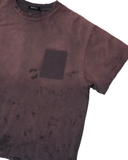 Sun faded box t-shirt Brown
