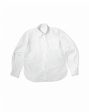 wrinkled poplin logo long-sleeve white Shirts