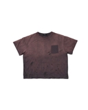 Sun faded box t-shirt Brown
