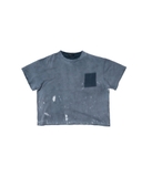 Sun faded box t-shirt Navy