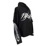 Double sleeve Metal hoodie