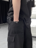 Cargo jean pants