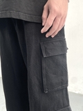 Cargo jean pants