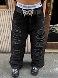 Metal destroy logo - belt