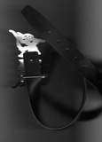 Metal destroy logo - belt