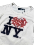 Crop Baby tee NY LOVER