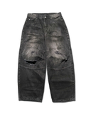 Dirty black baggy jean