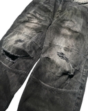 Dirty black baggy jean