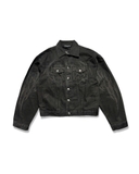 Dirty black jacket jean