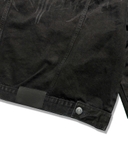 Dirty black jacket jean