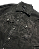 Dirty black jacket jean