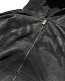 Dirty effect logo - BLACKORP Zip Hoodie